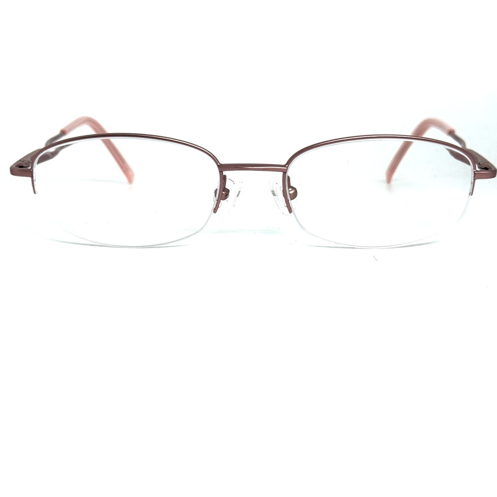 Zenni‎ Eyeglasses zenni pink half rim 450319 H17450